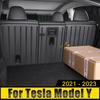Для Tesla Model Y ModelY 2024 2024 2024 2024 Коврик для защиты багажника автомобиля Ковры Водонепроницаемый чехол для поддона Чехол Аксессуары