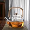 Glass Boiling Tea Kettle Brewing Tea Kettle Open Flame Heating Water Kettle