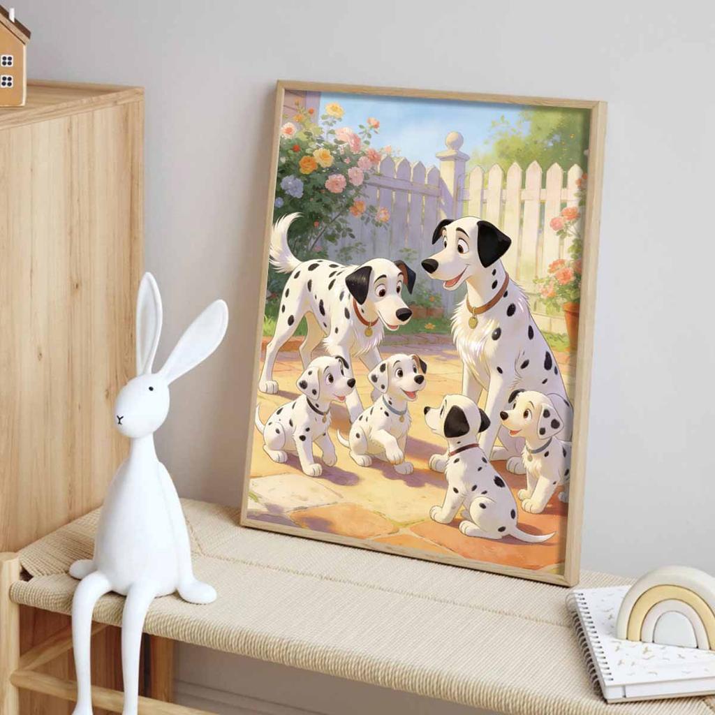 Disney Diamond Painting Dalmatian Dogs Art Painting Set Handmade Cross Stitch DIY Diamond Art Home Bedroom Wall Decor Gift