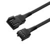 4-Pin CPU Fan Extension Cable with Heatsink Adapter for Motherboard