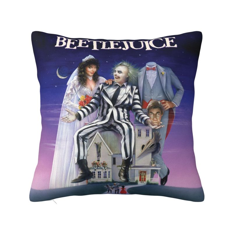 Were Ah Made Here Tim Burton Smile Pillow Case xcm for Living Room Modern Cushion Cover Square Pillowcase