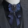 Men's Jewelry Accessories Rhinestones Bow Brooch Crystal Necktie Suit Shirt Collar Pin Bow Tie
