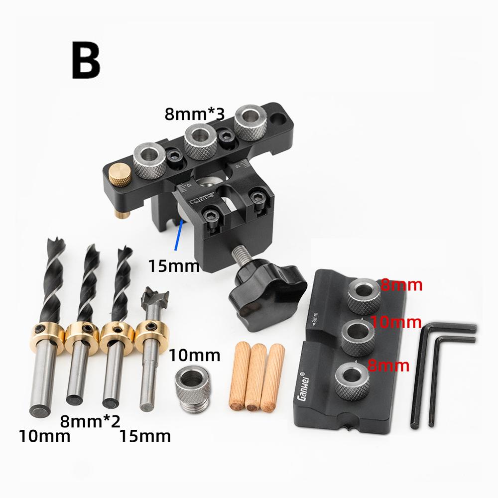 3в1 деревообрабатывающий локатор для сверления отверстий из алюминиевого сплава, позиционер пуансона, направляющая для деревянных деталей с