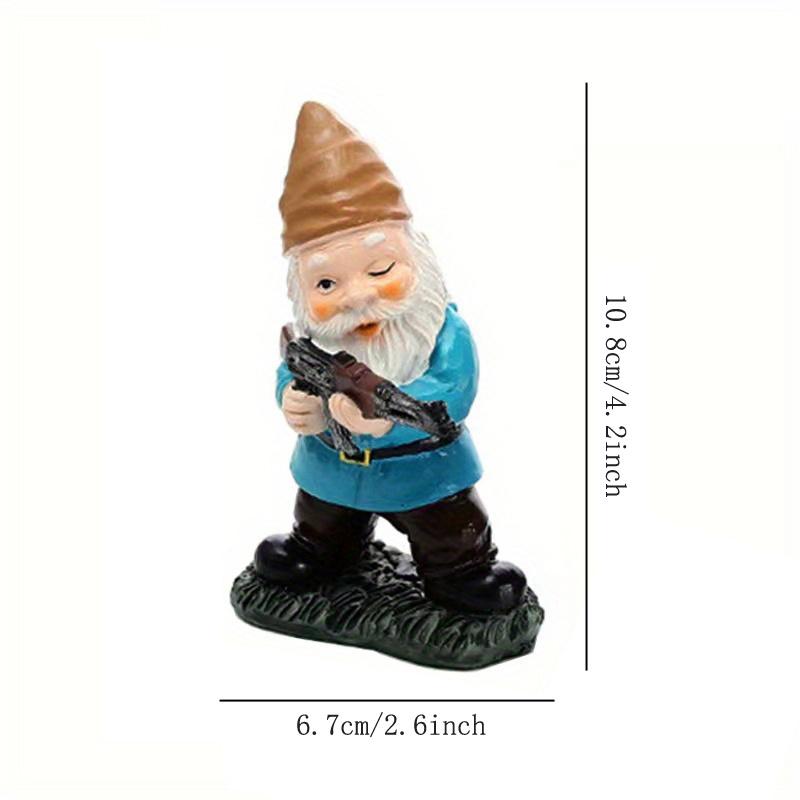Статуя садового гнома, 1 шт., садовый гном, украшения из смолы, украшения для садовых ремесел