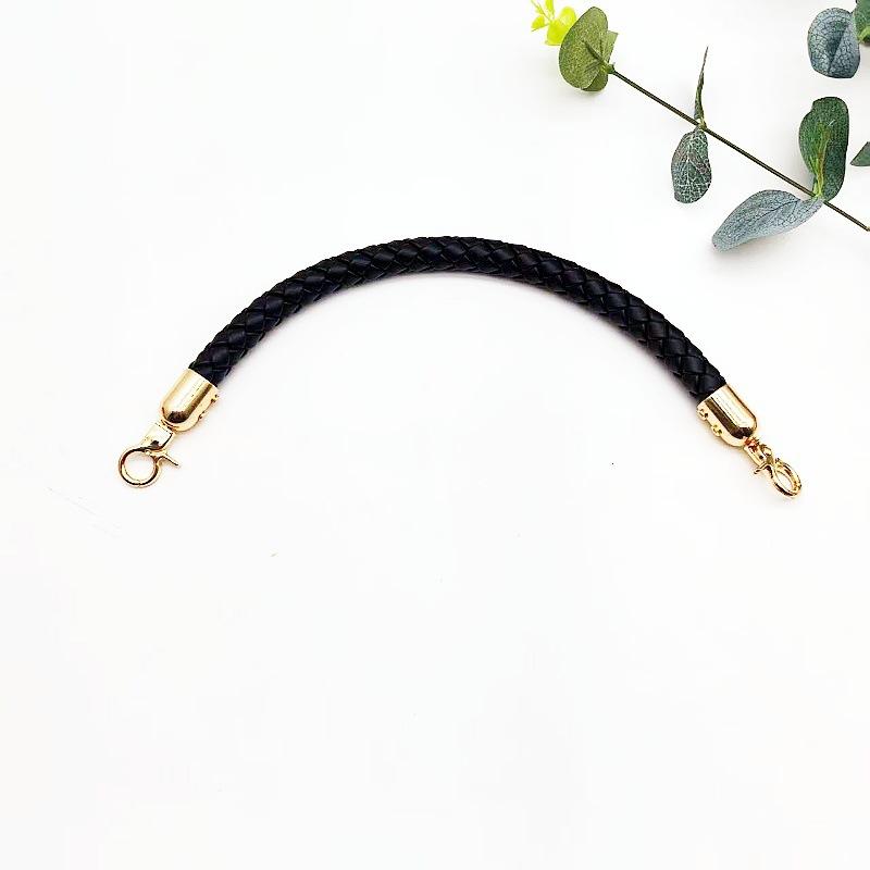 Chic 30cm Braided PU Leather Strap for Customizable DIY Purse Handle Solutions