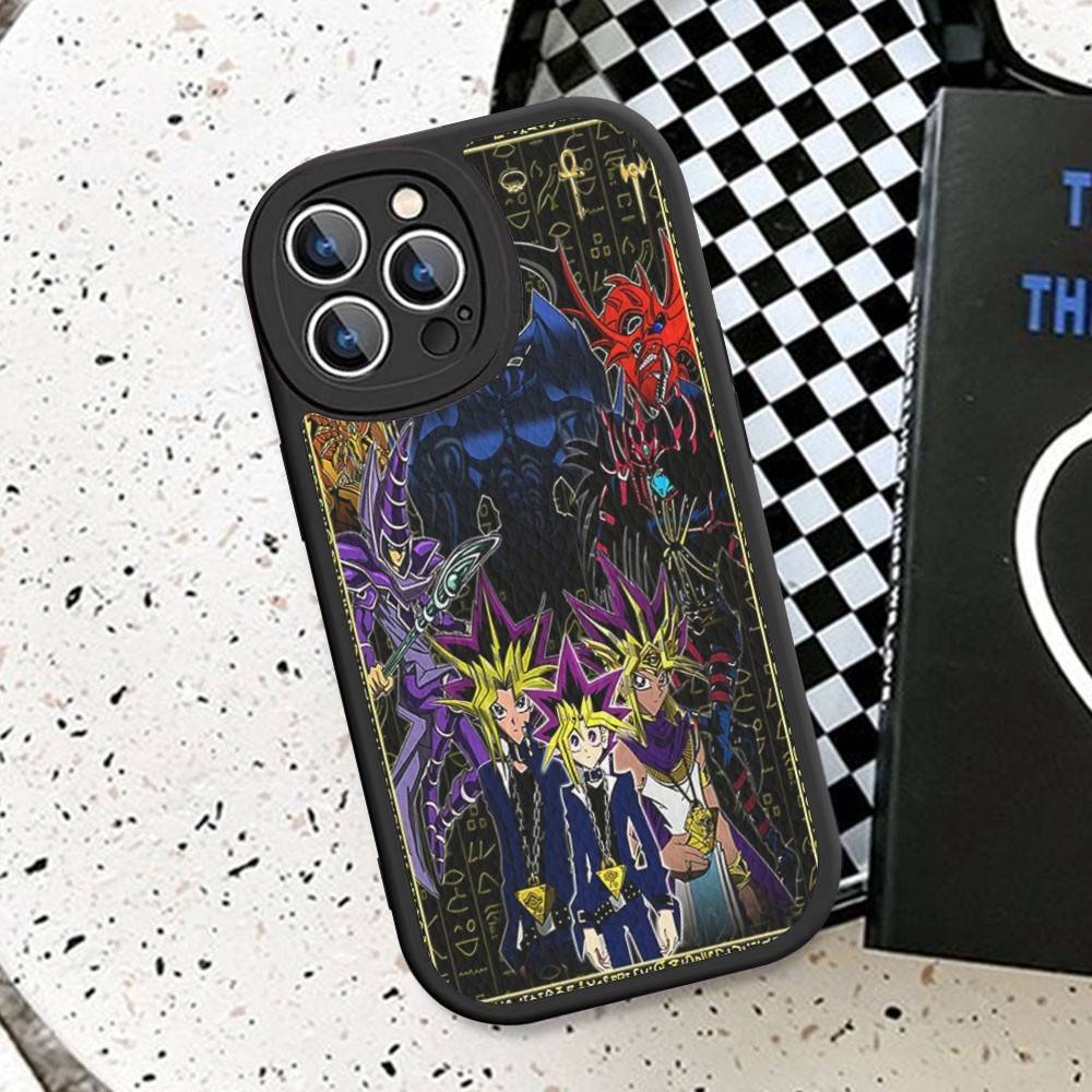 Amine Yu Gi Oh Classic Phone Case For IPhone 16 15 14 13 12 11 Pro Max Plus Leather Cover