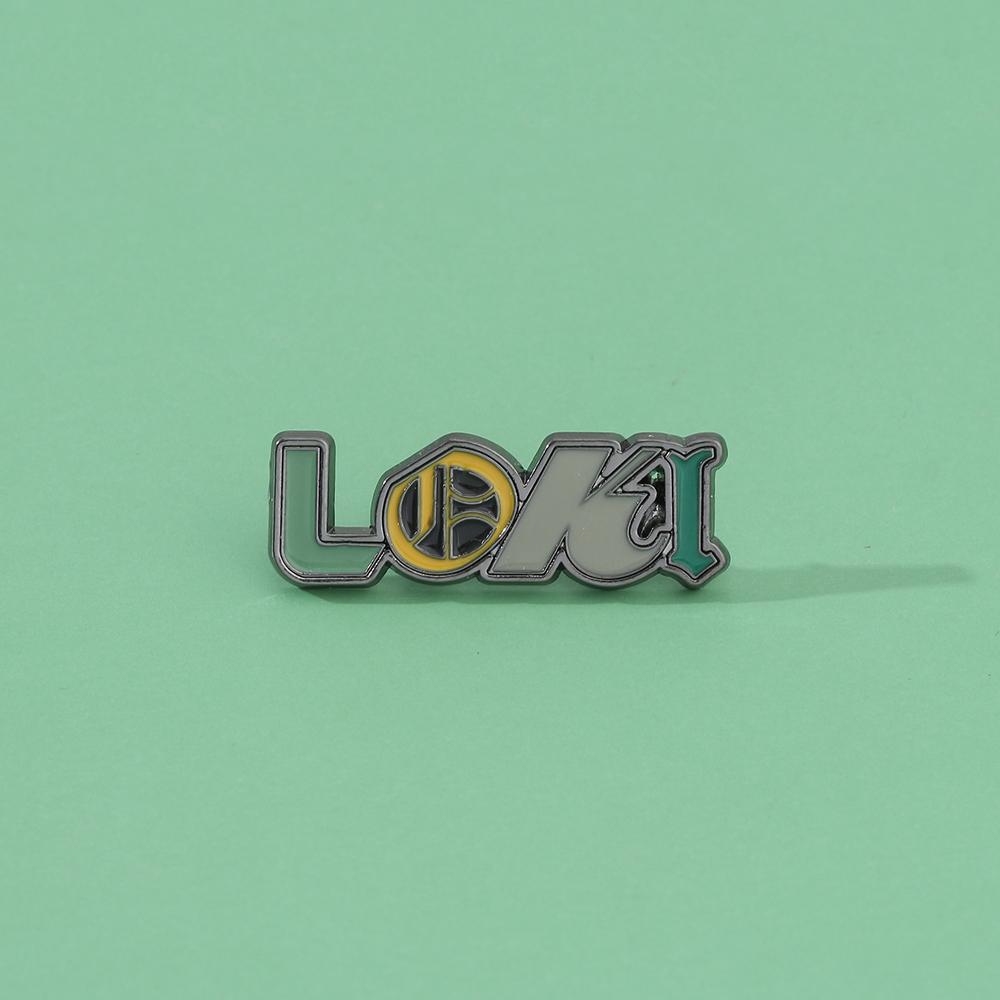Loki Lapel Pin Women Men's Brooch Cartoon Backpack Badge for Hoodies Jeans Tops Hat Collar Pins