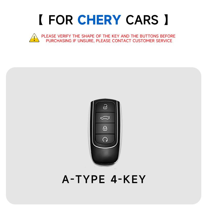 Натуральная кожа Чехол-сумка для автомобильного ключа для Chery Jaecoo J7 J8 7 Tiggo 8plus 5 Plus 7pro Max Omoda 5 Защитный набор Аксессуары