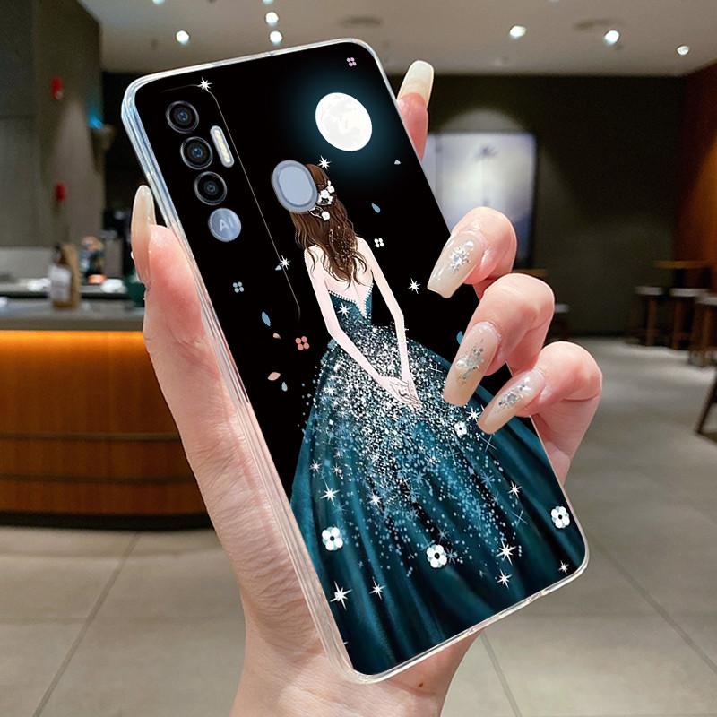 Для Tecno Spark 7 Pro 8 8p 8t 9T (Индия) Чехлы Чехол для телефона Бабочка Spark7 7T 7Pro Сумка Мягкий силикон Прозрачный ТПУ Гелевый чехол