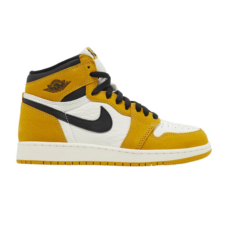 Jordan 1 Ретро High OG Желтый Охра (GS)