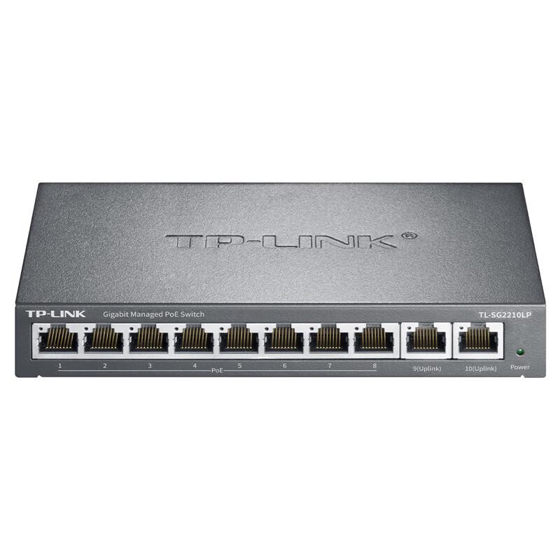 TP-Link TL-SG2210LP 10-Port Gigabit Managed PoE Switch