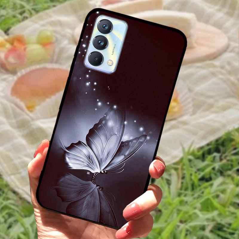 Чехол для Realme GT Master Edition Мраморный painted Cover Мягкий силиконовый ударопрочный чехол для телефона Для Realme GT Master Coque Бампер