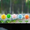 5Pcs Car Interior Shaking Head Beautiful Daisy Flowers Ornament Decoration Shake Head Decor Double-sided Tape