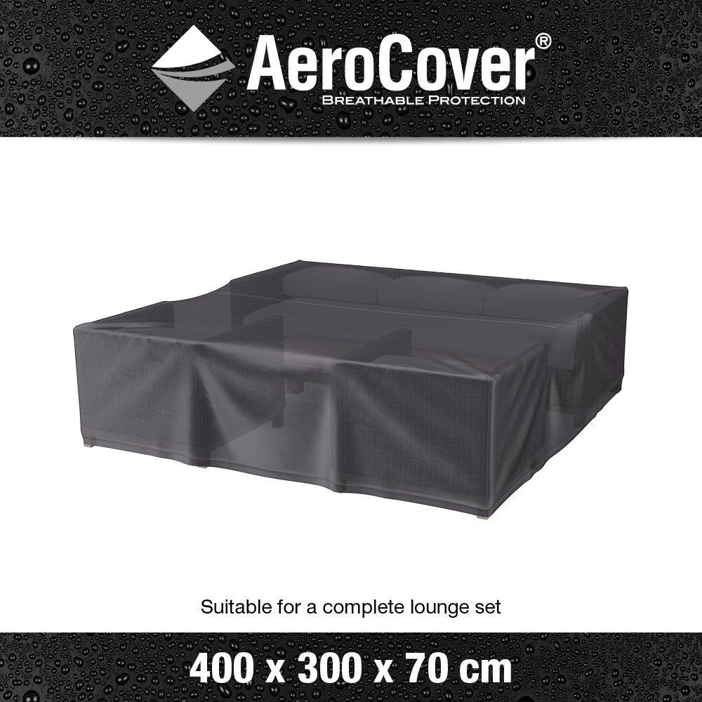 Rectangular Cover for Furniture Set 7936 300X400X70 Aerocover Gray Homms
