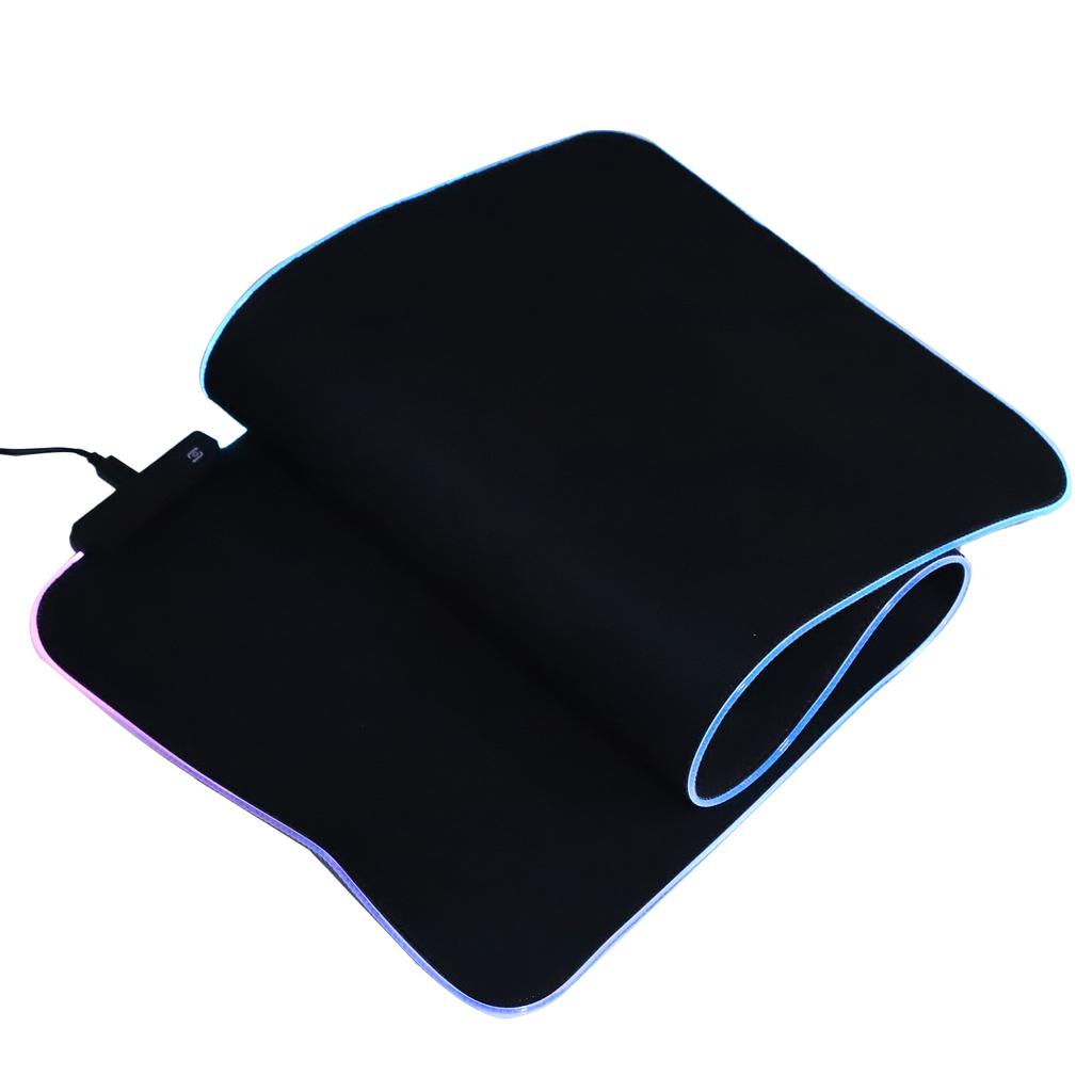 Коврик для мыши RGB Подсветка Резиновый Утолщенный Коврик для Ноутбука Планшета USB Интерфейс Компьютер