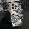 Чехол для iPhone 16 Pro «Морская волна», 15 Лазерный чехол, 14 Apple 12 Чехол с защитой от падения, 11XS Max и Многие Другие Модели