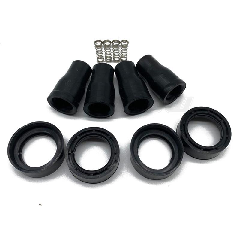4PCS 27301-3C000 Ignition Coil Rubber Repair Boot R26257 With Spring For Hyundai Azera Genesis Santa Fe Kia Sedona Sorento