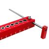 Woodworking Drill Guide Aluminum Alloy 45 Degrees Drilling Guide Block Punching Hole Locator Tool with