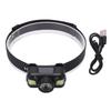 Rechargeable Headlamp Super Bright Fixed Focus Sensor Mini Headlamp for Camping Cycling Running