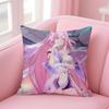 Honkai Impact 3rd Cushion Cover Pillow Case Soft Friendly Fabric  Concealed Zipper