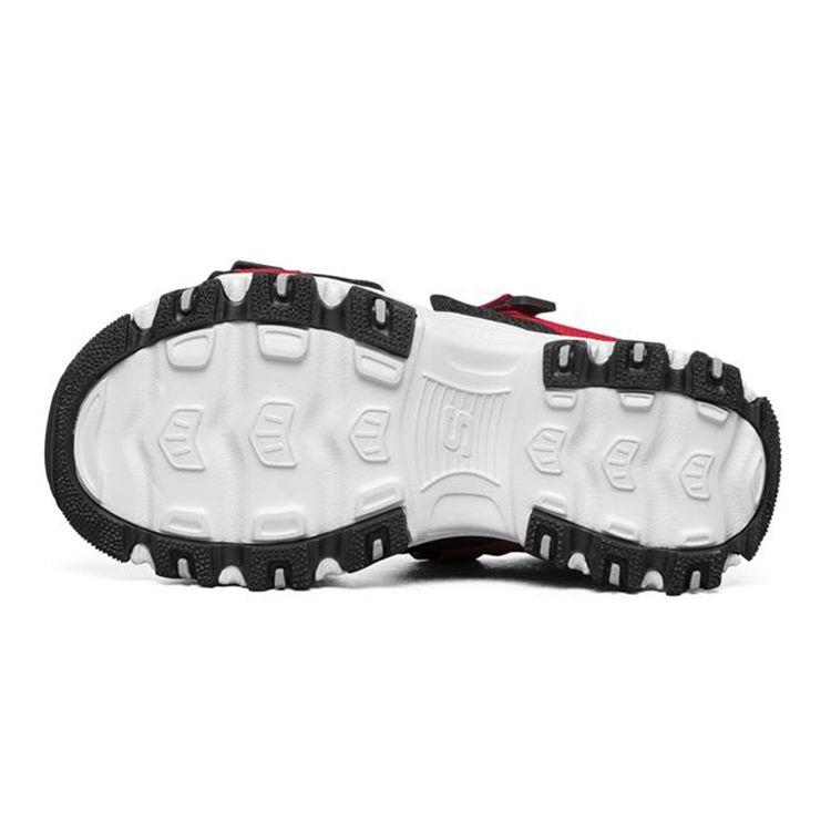 Skechers Удобные Универсальные Детские Сандалии Детские сандалии Черный Красный 660072L-BKRD