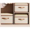 Large Capacity Oxford Fabric Storage Box with Flip Top Lid Clothes Organizer Foldable and Portable for Wardrobe