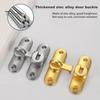 Barn Door Lock 90/180 Degree Flip Sliding Door Latch Punch Free Simple Installation Heavy-Duty Bar Gate Latch Safety Slide Door Lock