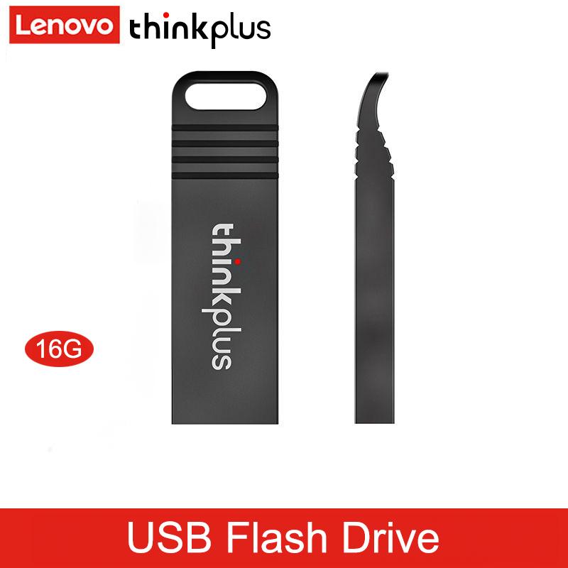 Портативный металлический USB-флеш-накопитель, ударопрочный диск thinkplus u usb2.0 u Lenovo 8 ГБ/16 ГБ/32 ГБ/64 ГБ небольшого размера MU221