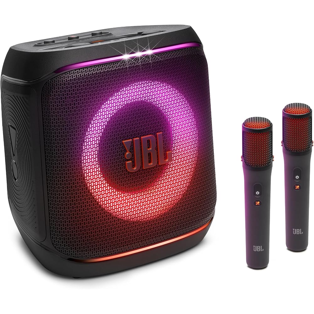 JBL PartyBox Encore 2 Plus Bluetooth Speaker / Wireless / Microphone Input / Built-in Battery / AI Vocal Removal / Up to 15 Hours Playback / IPX4 / Ma