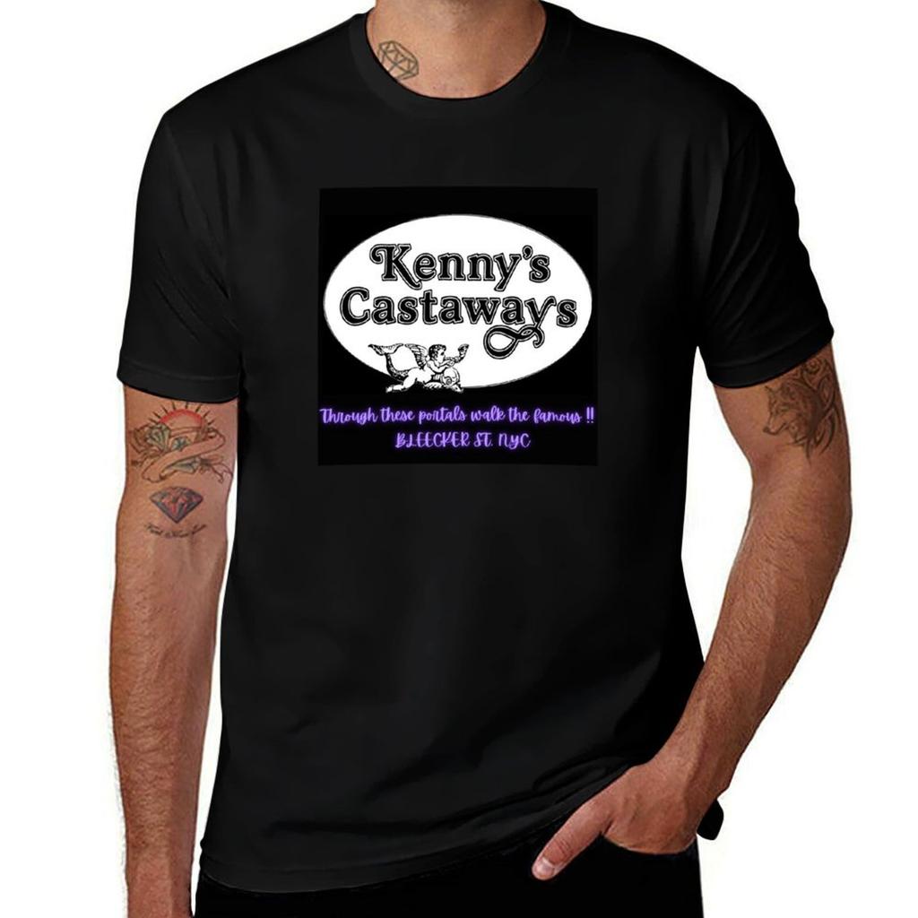 Kennys Castaways Live Music Bar Nyc Tshirt Christmas Casual Short Sleeve Top