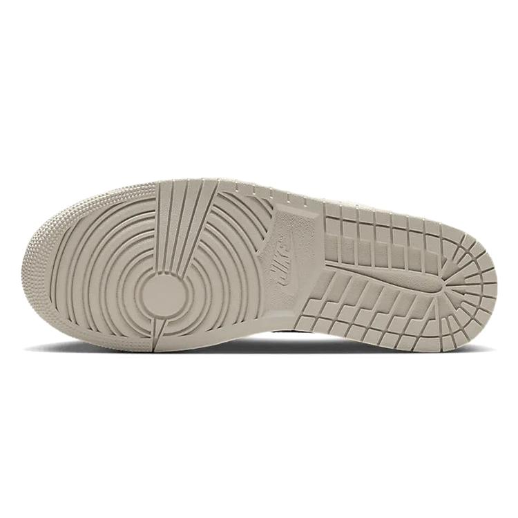 Jordan Air Jordan 1 Низкие, нескользящие, дышащие, винтажные баскетбольные кроссовки, женские, бежево-коричневые HQ3440-101(Команда56-)