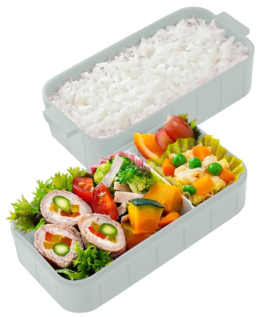 Skater Bento Box, 2-Tier, 600ml, for Women, Made in Japan, Sanrio "I'm Doraemon" Sky Walk, YZW3AG-A