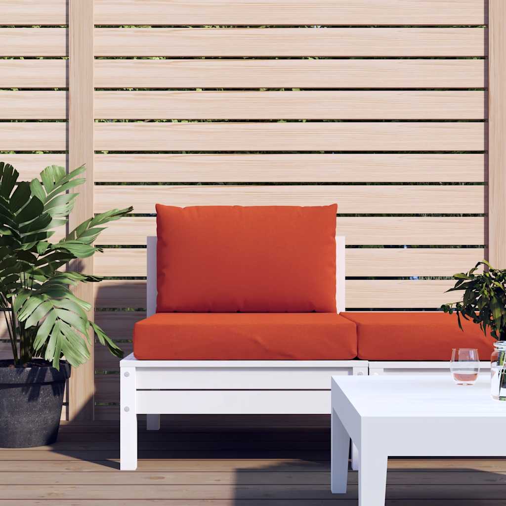 2 Piece Pallet Cushions Melange Red Fabric