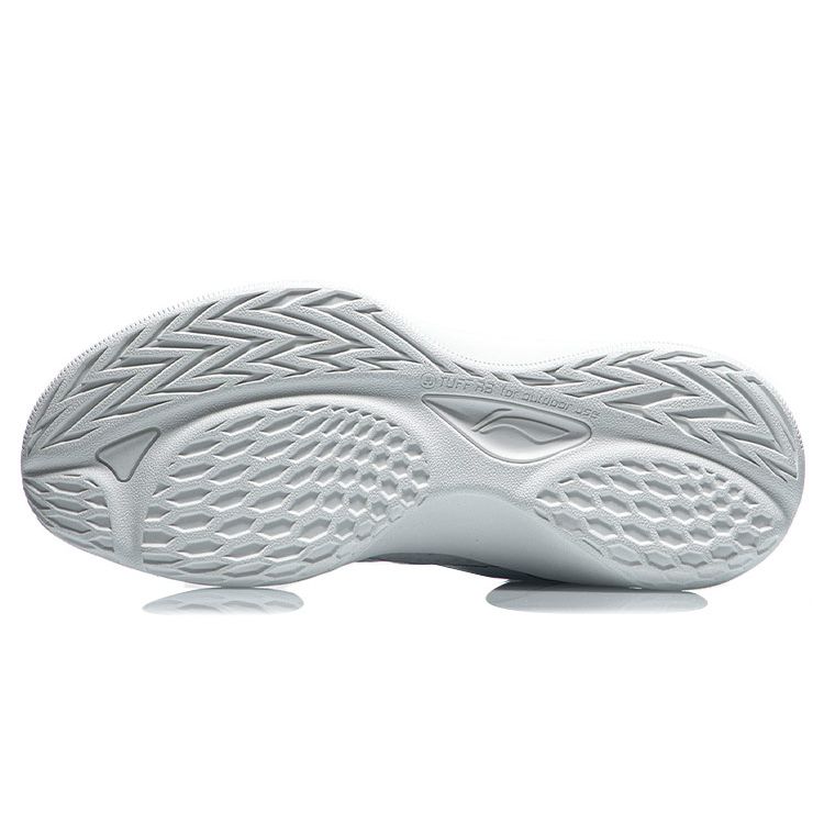 Li Ning Combat Low Durable Breathable Non-Slip Shock Absorption Supportive Low-Top Basketball Shoes Men Sneakers Off-White Gray ABPR027-2