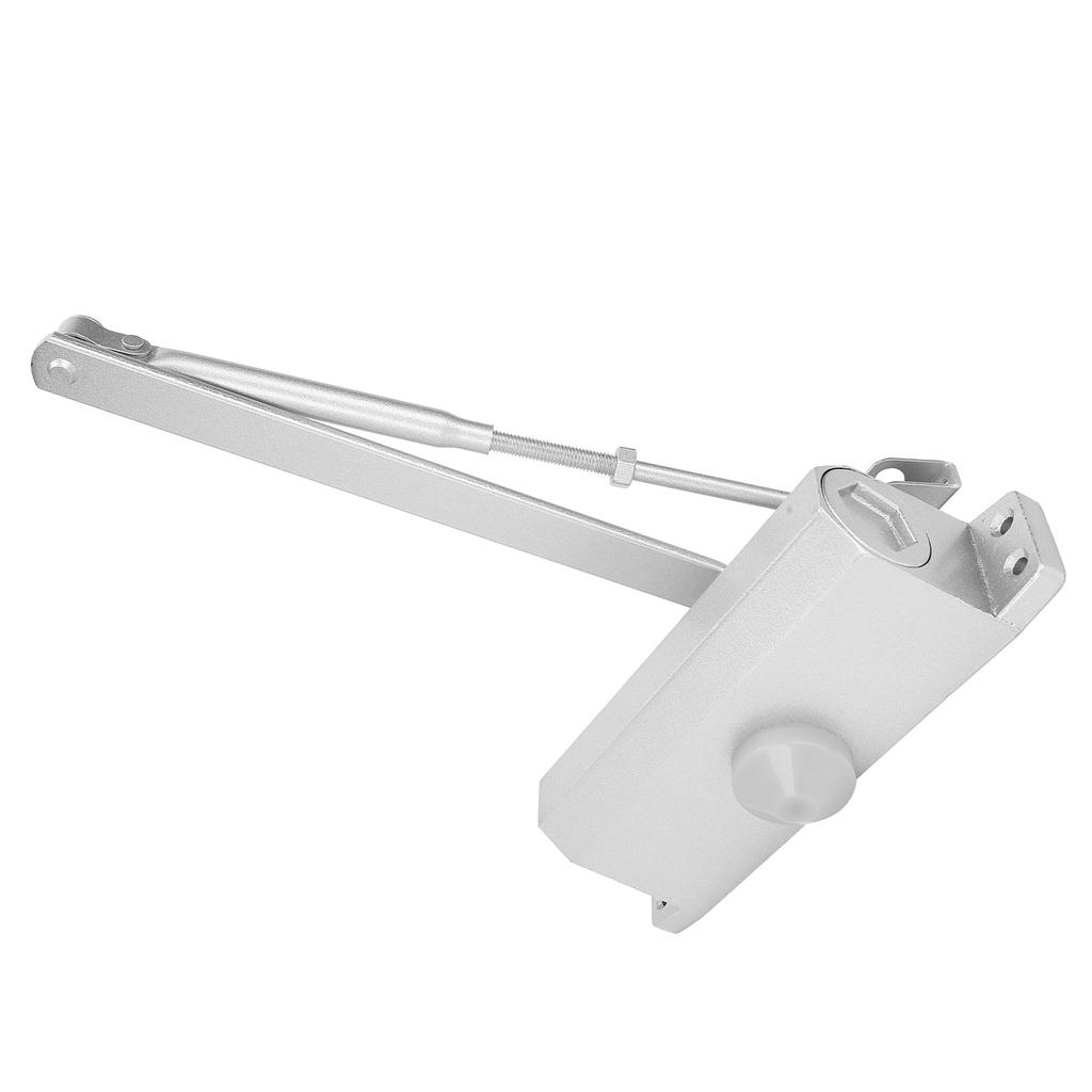 60-85 кг Доводчик двери Сплав алюминия Регулируемый Гидравлический Дверной Доводчик для Коммерческого Использования Серебристый