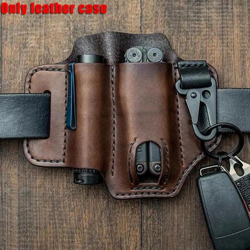 Кожаный футляр для Leatherman Multitool Sheath EDC Pocket Organizer с держателем для ключей