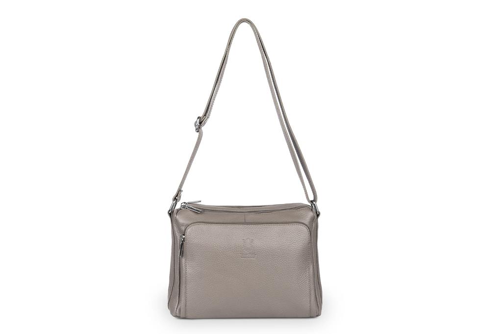 Vera Pelle Antonio Choco Leather Handbag