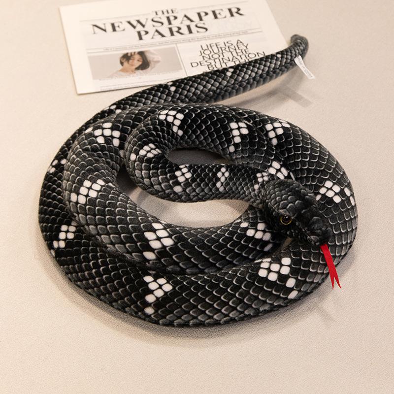 Имитация большой змеи кукла плюшевая игрушка водяная змея питон кукла мальчик прикольная тряпичная кукла подарок на день рождения