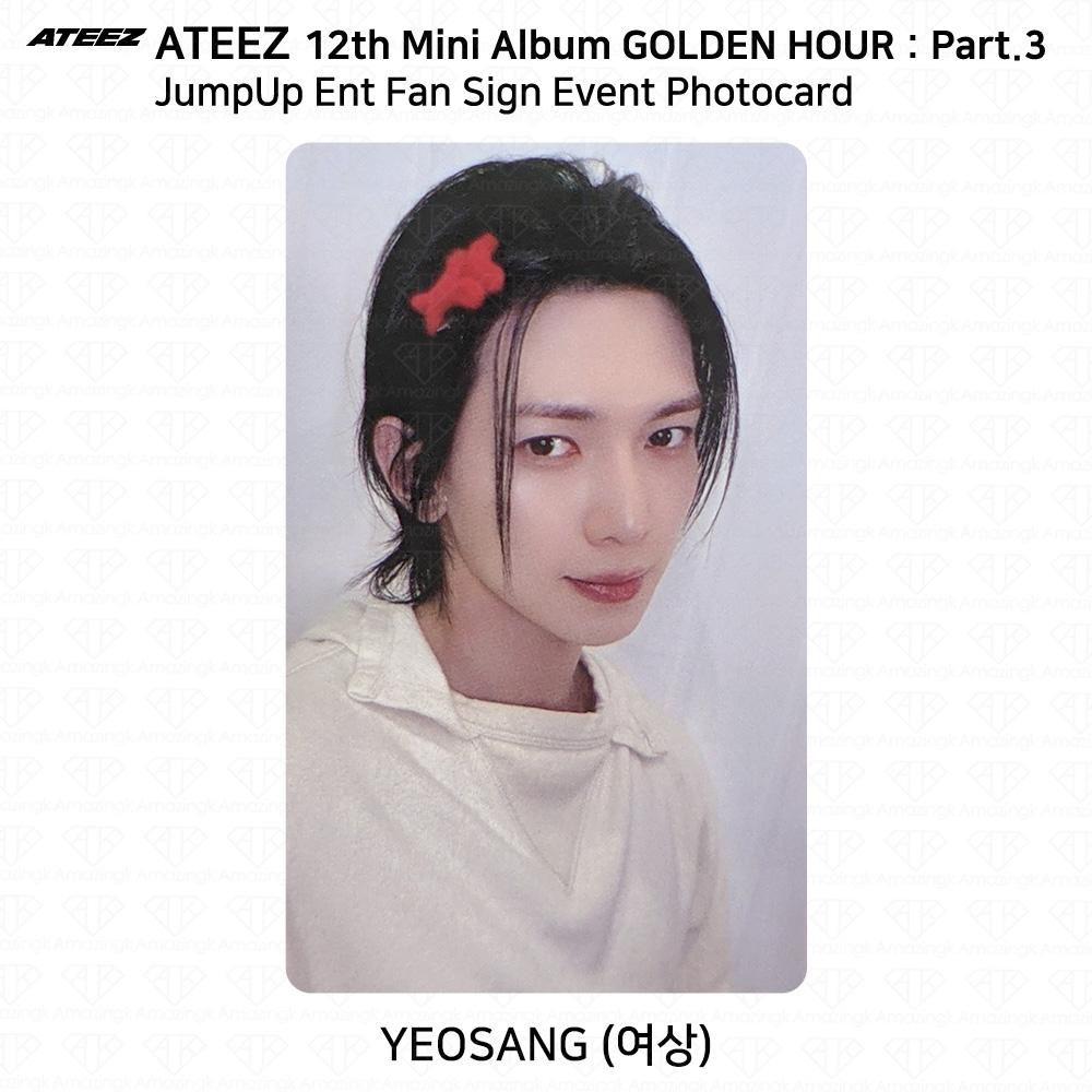 ATEEZ 12-й Мини Золотой Час Часть 3 JumpUp Ent Фотокарточка с автографом для фанатов KPOP K-POP