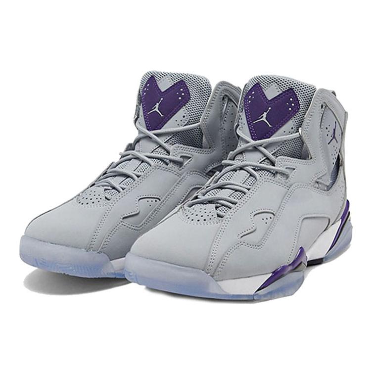 Air Jordan True Flight 'Серый Волк Фиолетовый' 342964-051