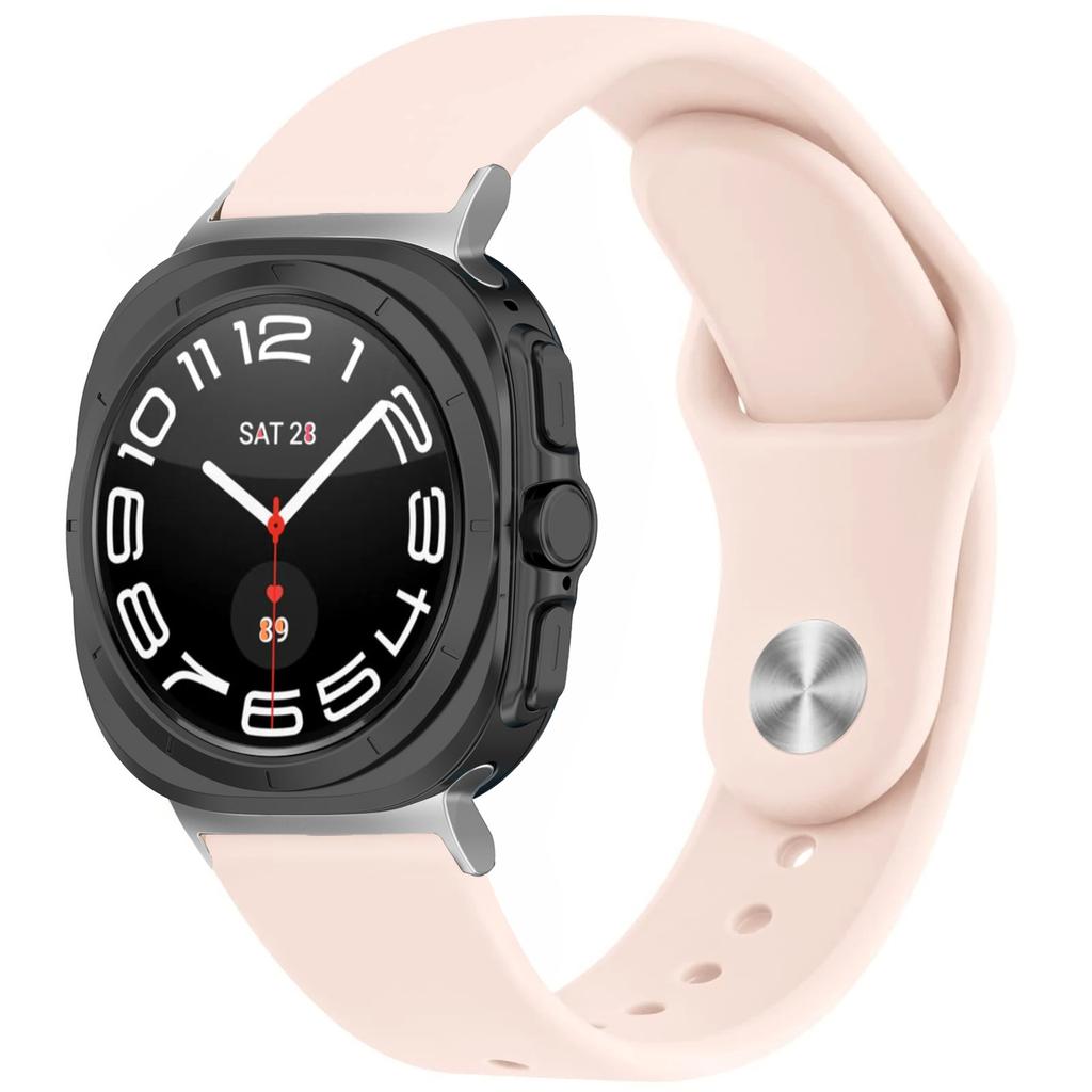 Спортивный силиконовый ремешок для Samsung Galaxy watch 7 ultra Ремешок 47 мм Аксессуары correa Браслет galaxy watch 7 FE 44 мм 40 мм 40 ремешок