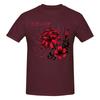 Unisex Anime Tokyo Ghoul Spider Lily Vintage T Shirt Vintage Big Size Oneck Cotton Custom Sleeve Tshirt