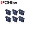 1-6PCS Metal Dust Plugs USB Type C Charging Port Protectors for IPhone 17 ProMax 16 15Plus Anti-dust Cover Type-c Protective Cap