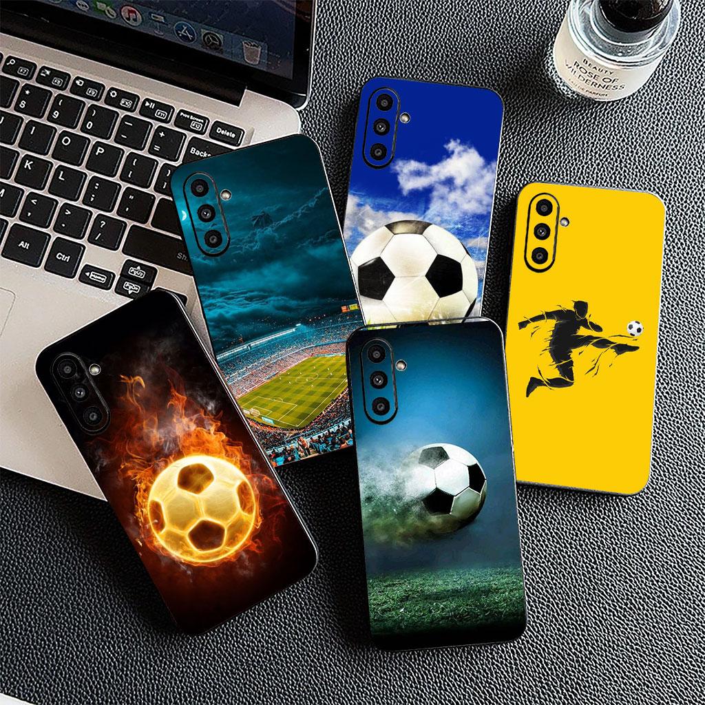 Мягкий чехол для Samsung Galaxy S22 S21 S20 FE Ultra Plus A35 A36 A55 A37 A33 A34 A57 Чехол для телефона Закат Футбольные болельщики