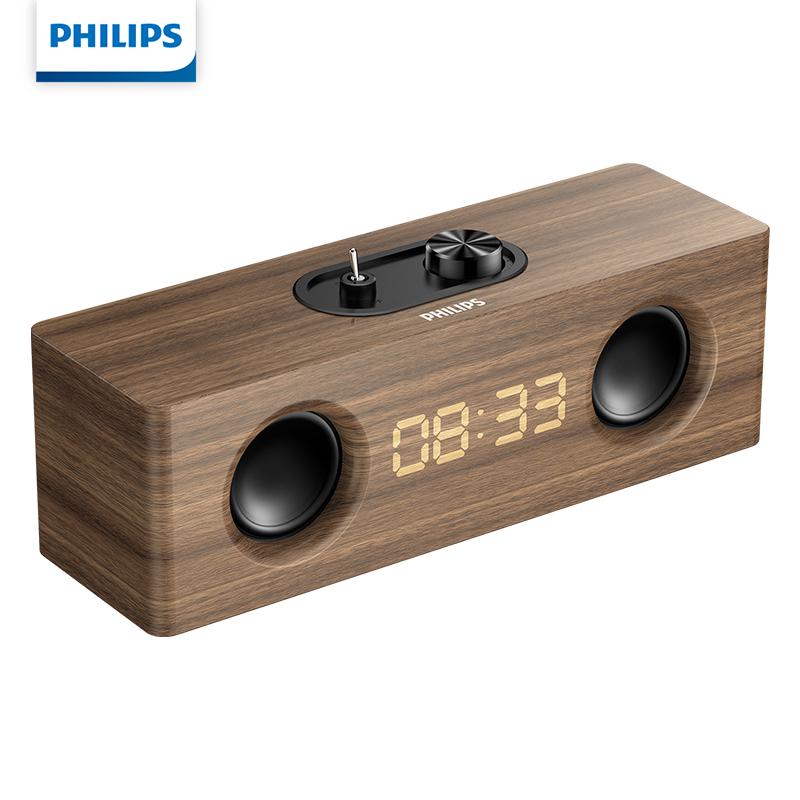 Philips Bluetooth-динамик SPA3909 Bluetooth-динамик Деревянный корпус толщиной 9 мм