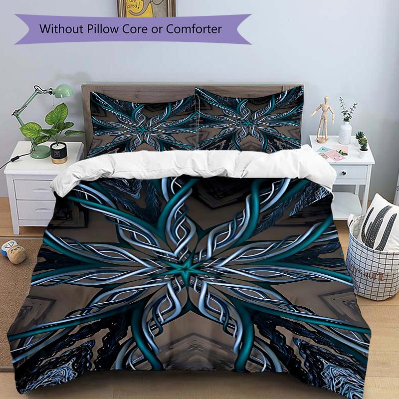 3pcs Abstract Artwork Duvet Cover Set, Cover For Bedroom Guest Room (1 Duvet Cover + 2 Pillowcase, Without Quilt), yy250922240