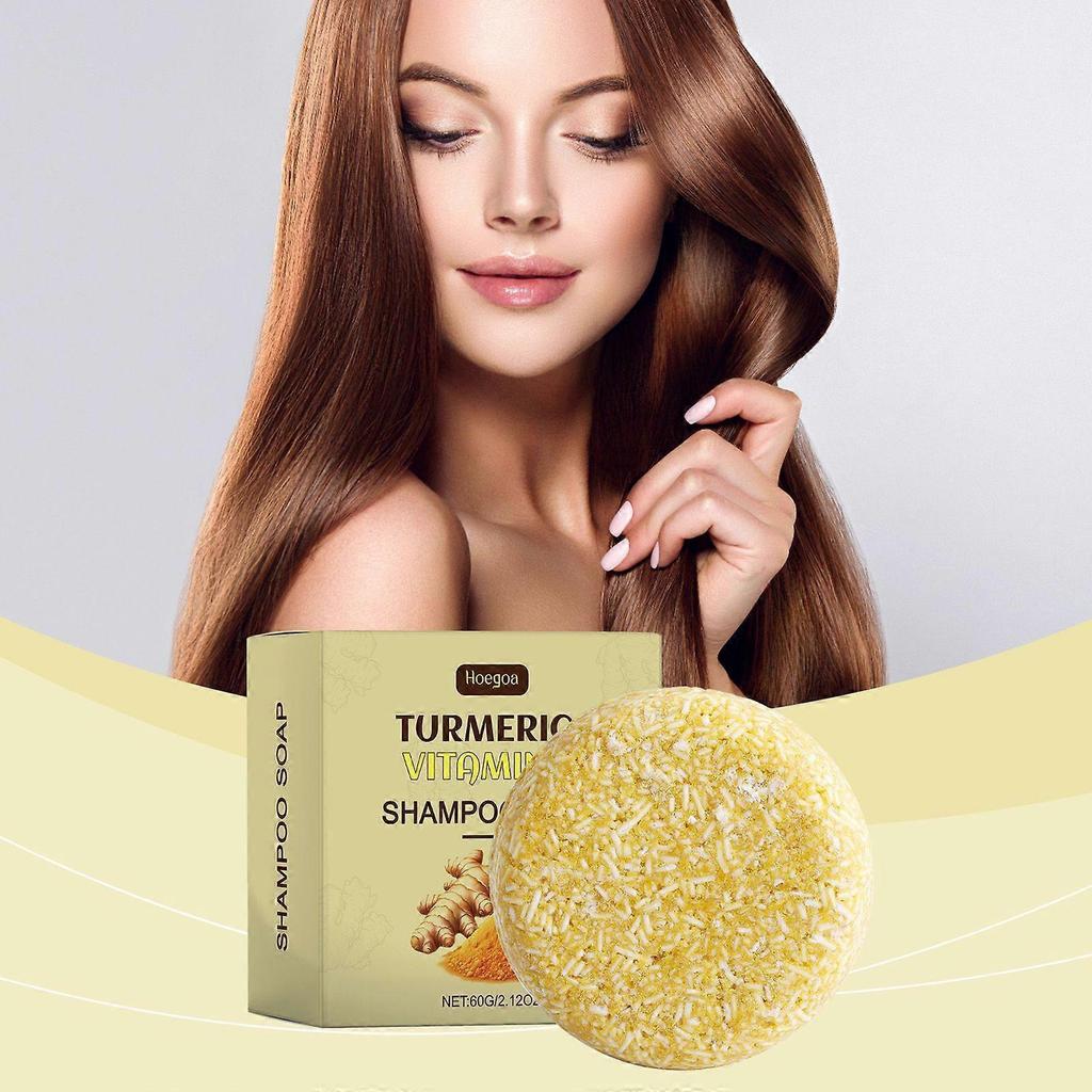 Ginger Shampoo Soap Gently Cleanses Hair, Moisturizes Hair, Softens And Shines Scalp Massage Shampoo Soap