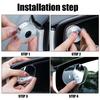 2pcs Car Frameless Wide-angle Rearview Car 360 Degree Adjustable Rearview Mirror Car Blind Spot Mirror Auto Exterior Accessories