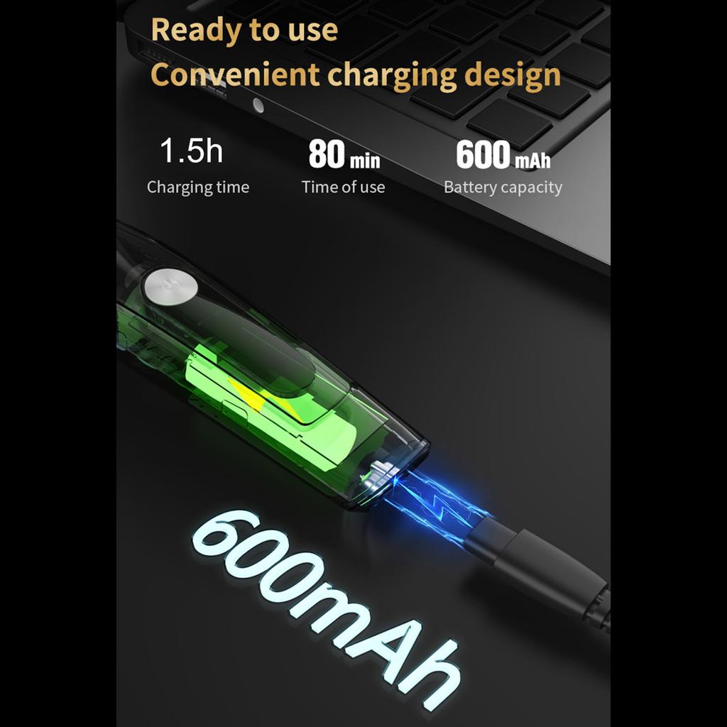 6 In 1 Electric Beard Trimmer Hairdresser Multifunction USB Electric Push Clipper Nose Hair Remover