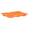 6Grid Silicone Donut Mold NonStick Round Chocolate Cake Mold Tray Kitchen Oven Baking Tool(Orange )